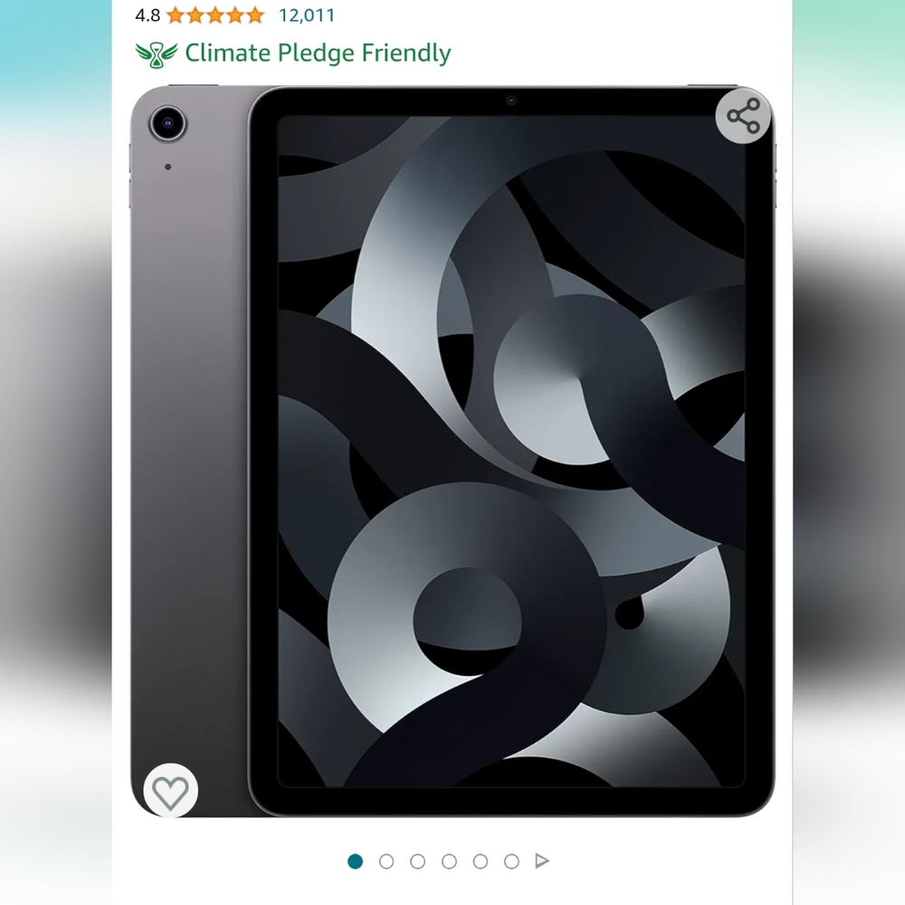 5th Gen iPad Air Wi-Fi 64GB, Space Gray